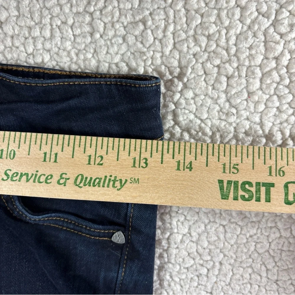 Kut From The Kloth Women’s Dark Wash Stretch Jeans Size 0 Mid Rise Slim Classic - Picture 14 of 16